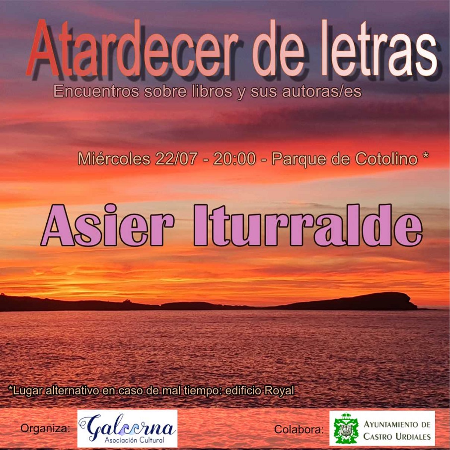 Atardecer de letras con... Asier Iturralde
