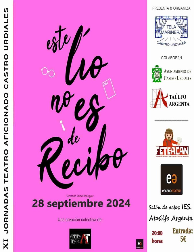 Athenea Teatro presenta "Este lío no es de recibo" 