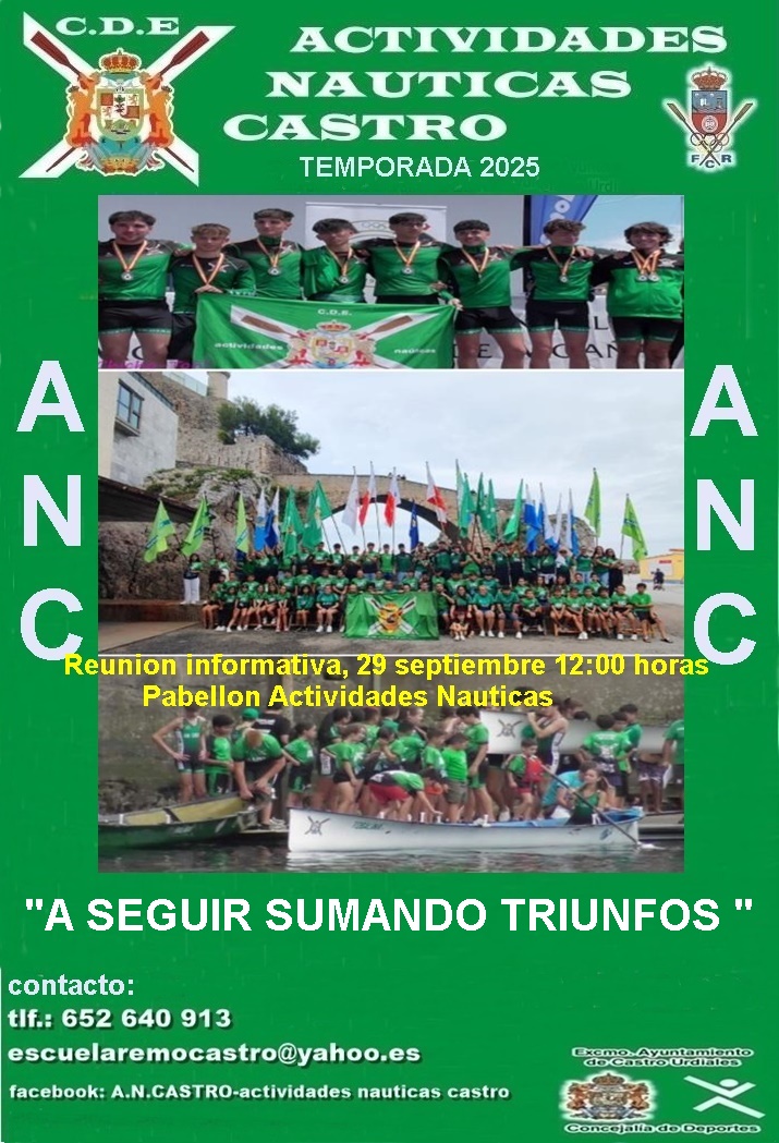 Club Actividades Náuticas Castro Urdiales-  Temporada  2025