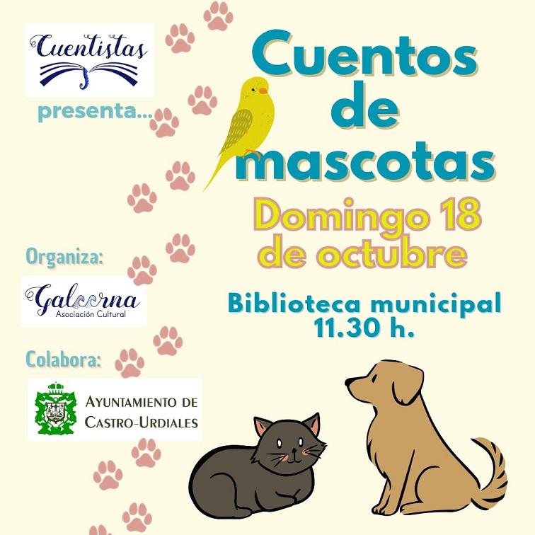 Cuentos de Mascotas. Cuentacuentos participativos "Proyecto Cuentista"