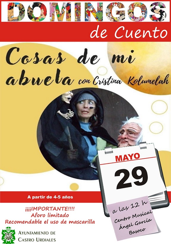 Domingos de Cuento 2022 -  "Cosas de mi abuela " con Cristina Kolumelah