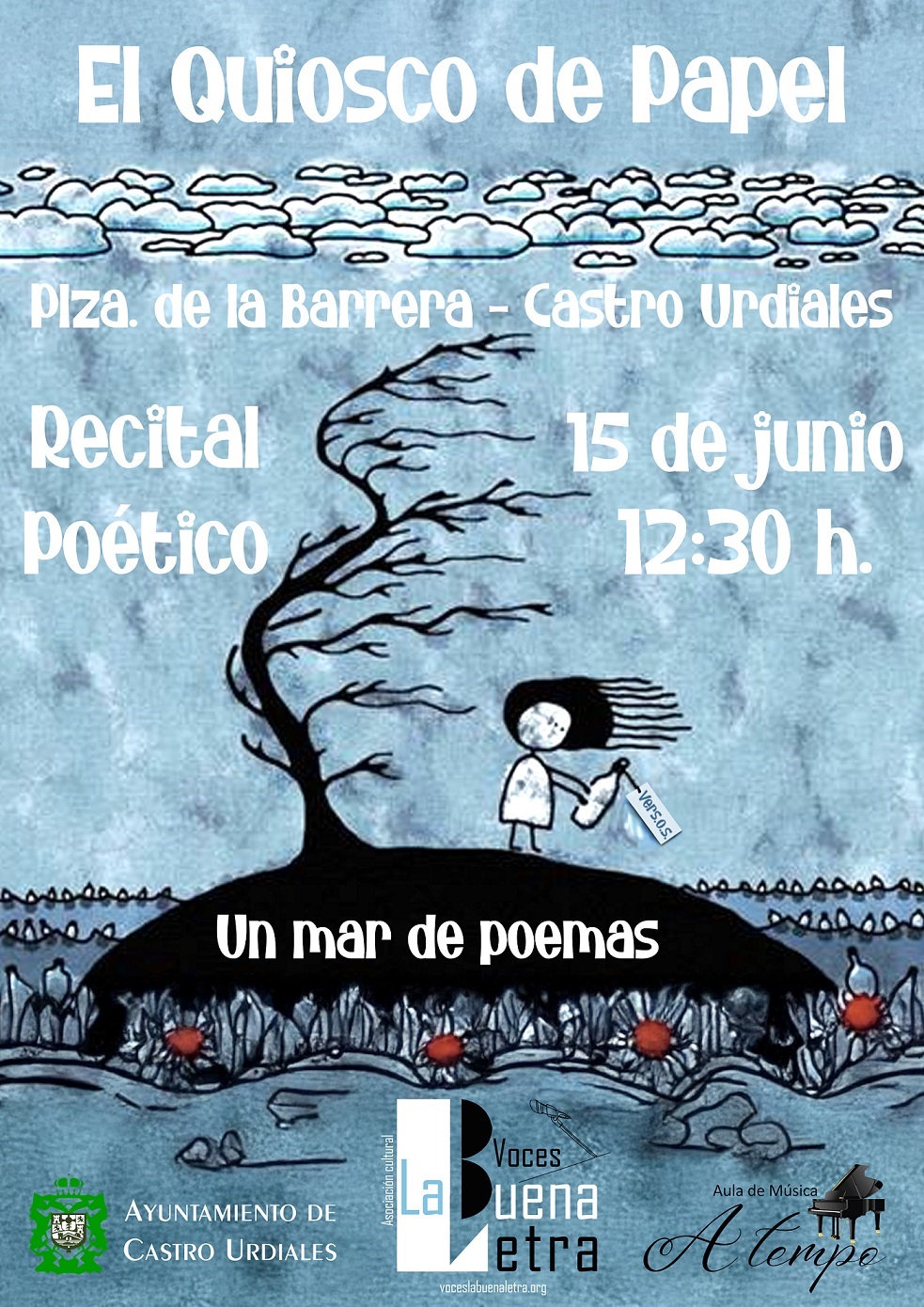 El quiosco de papel : Recital Poético "Un mar de poemas"