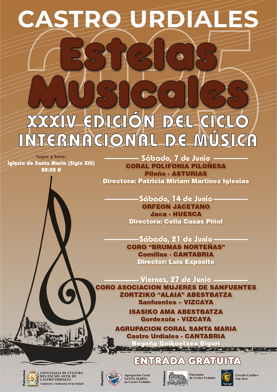 "Estelas musicales 2025"  con la Coral Polifonia Piloñesa (Piloño. Asturias)