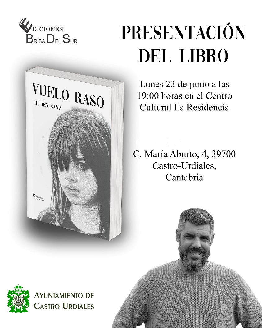 Presentación de Libro "Vuelo raso" de Rubén Sanz