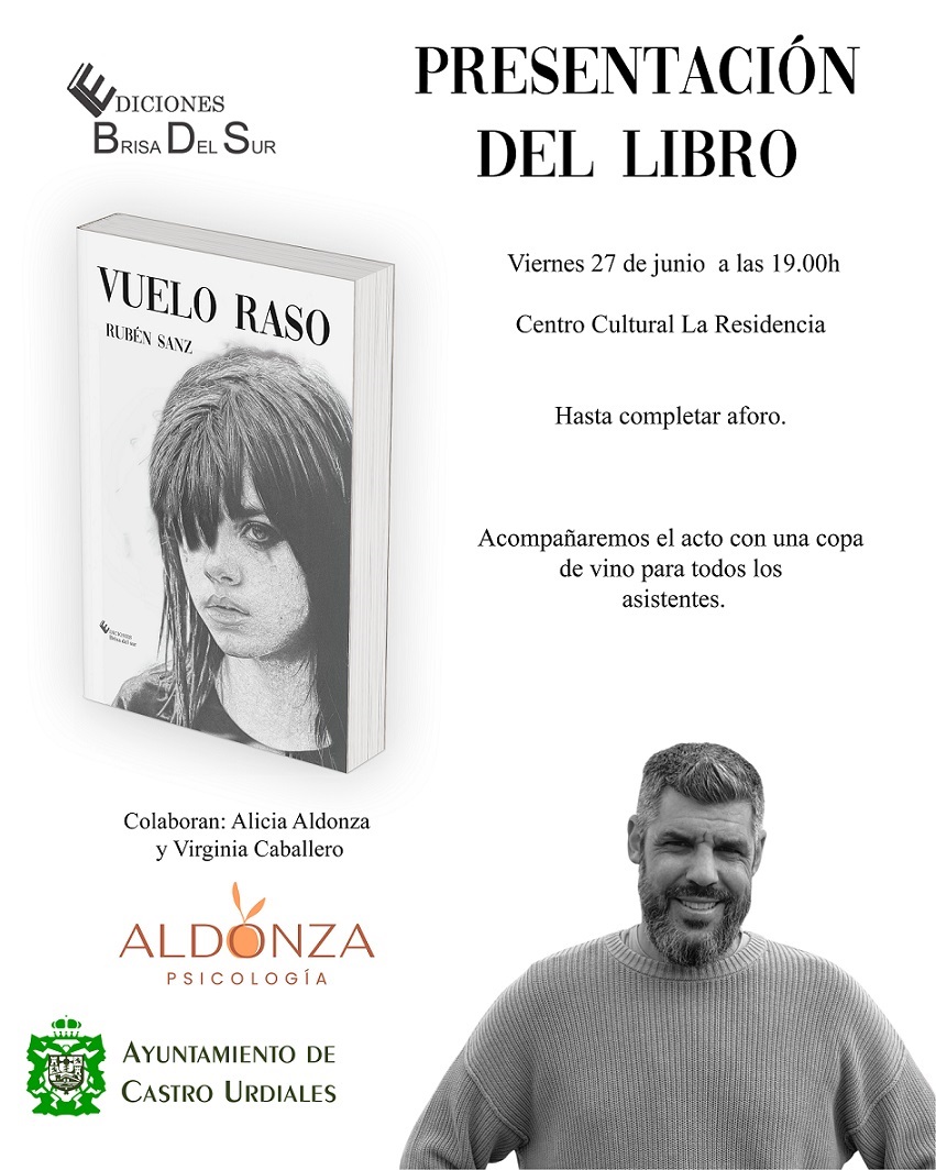 Presentación de Libro "Vuelo raso" de Rubén Sanz