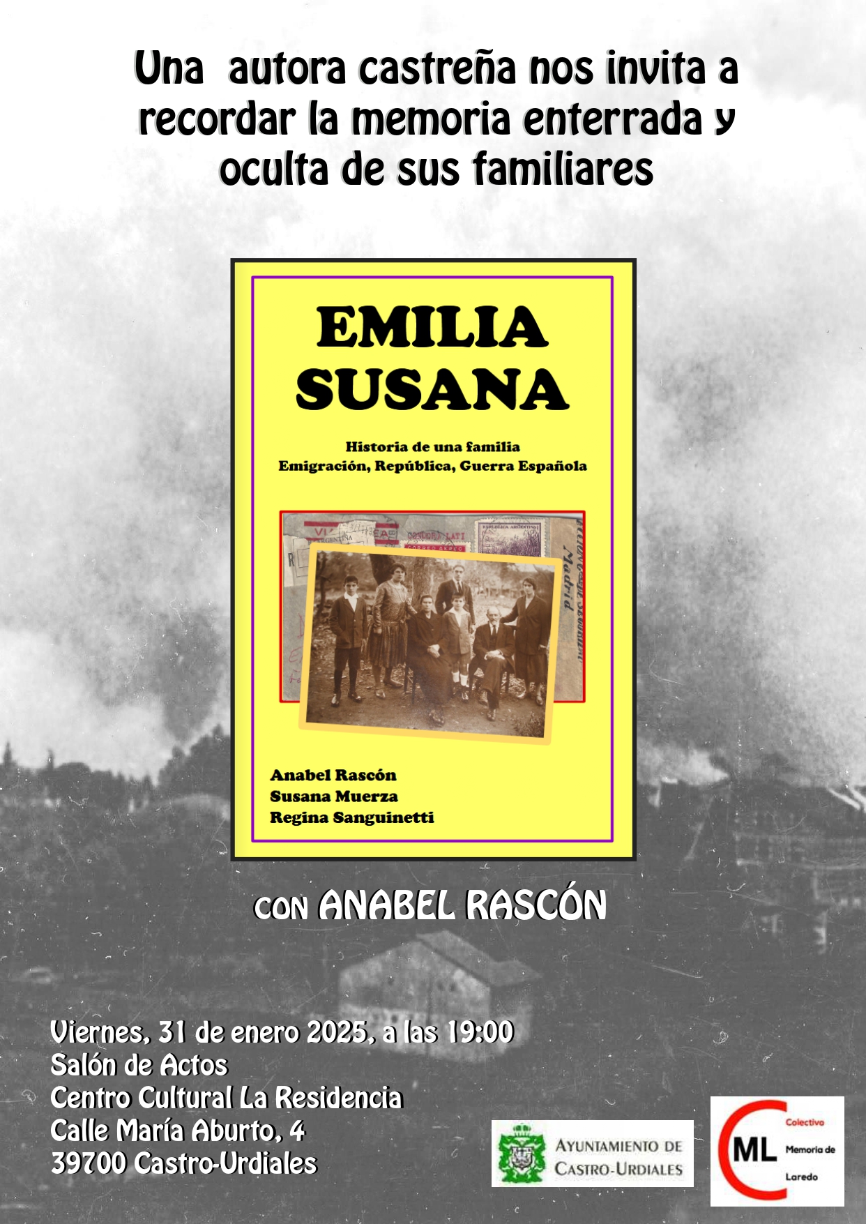 Presentación del libro "Emilia Susana" de la  autora Anabel Rascón