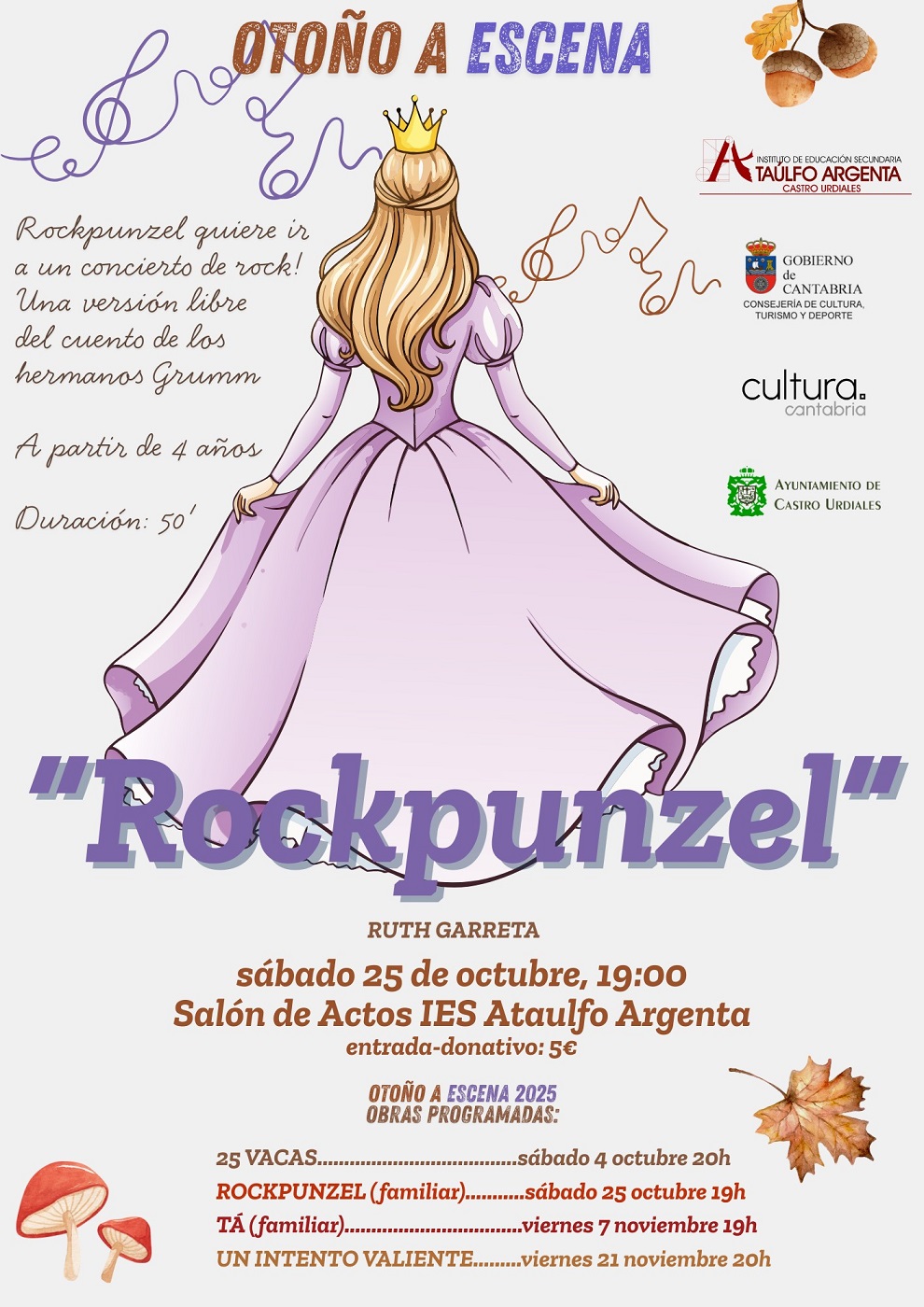 Otoño a Escena 2025 - "Rockpunzel"  de Ruth Garreta