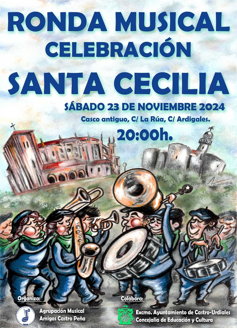 Ronda Musical Santa Cecilia 2024 - Agrupación Musical Amigos Castro Peña 