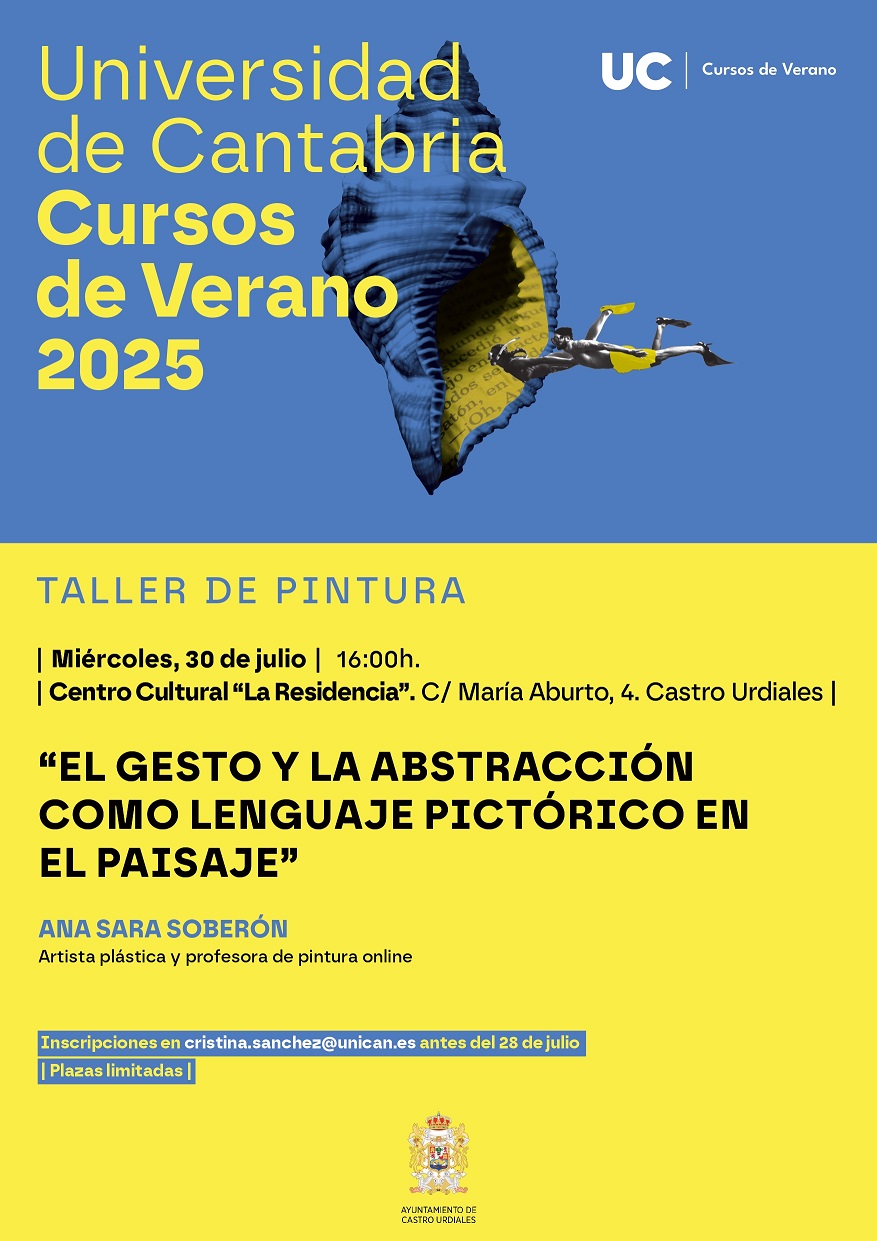 Taller de Pintura. "El gesto y la abstracción como lenguaje pictórico en el paisaje" con Ana Sara Soberón