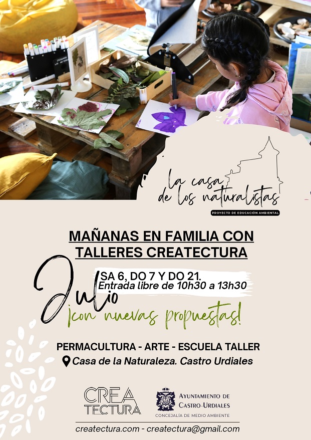Mañanas en Familia con "Talleres CREATECTURA" 