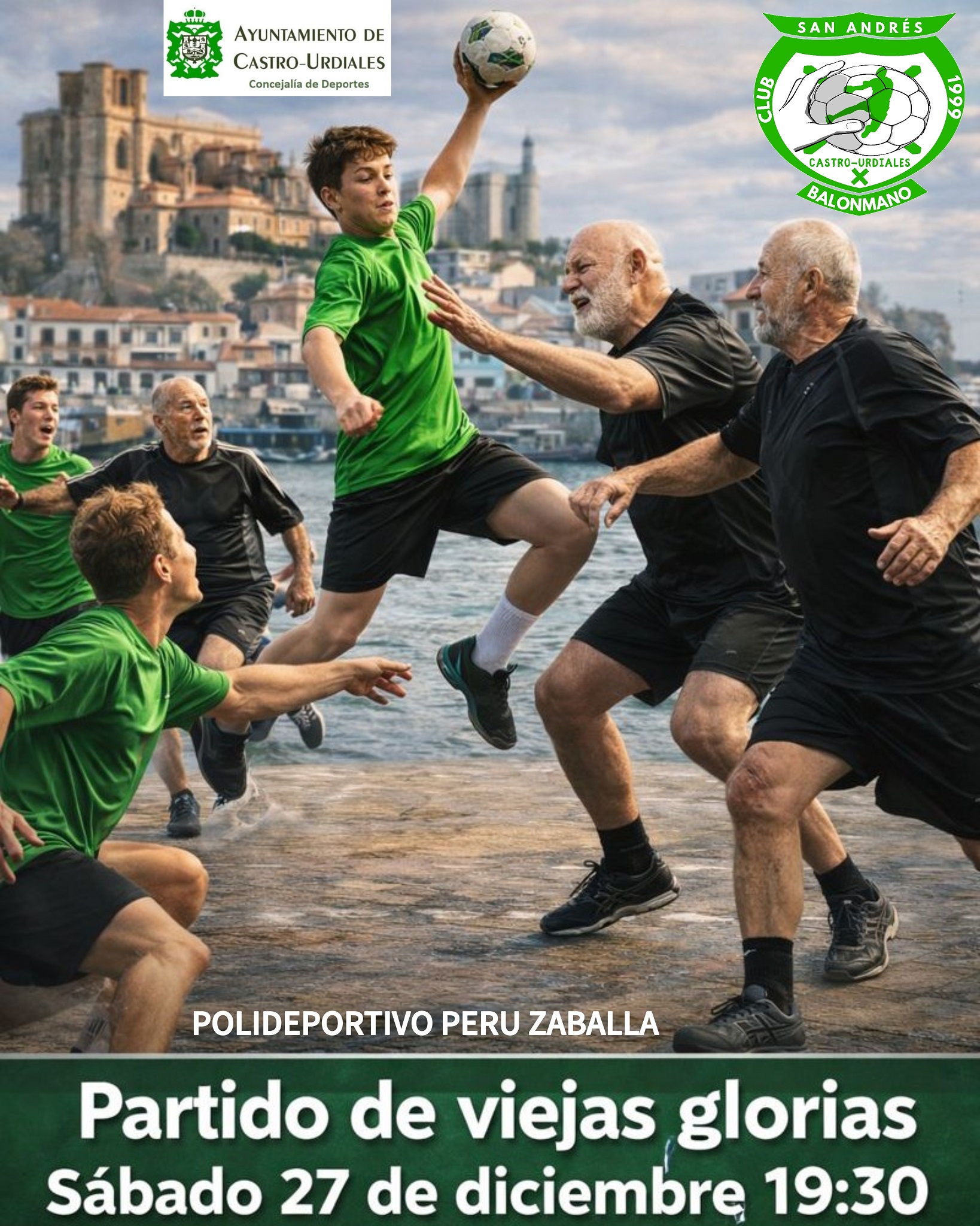 Torneo de "Viejas Glorias".  Club de Balonmano San Andrés