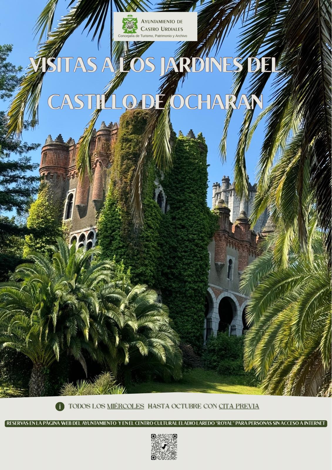 Visitas a los Jardines de Ocharan durante el mes de julio de 2025