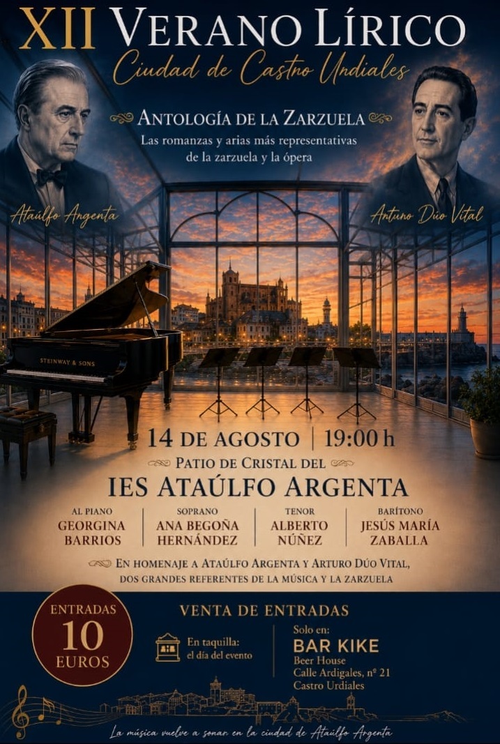 XII Verano Lírico "Ciudad de Castro-Urdiales" <br>Antología de la Zarzuela</br>