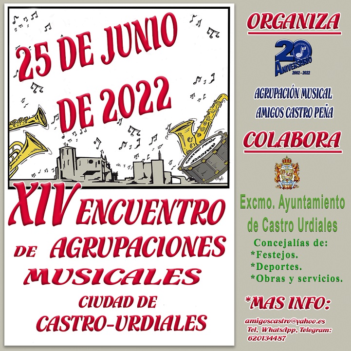 XIV Edición del Encuentro de Agrupaciones Musicales ciudad de Castro-Urdiales